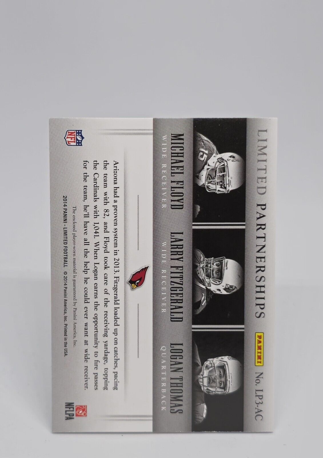 2014 Panini Limited - Limited Partnerships Floyd-Fitzgerald-Thomas #LP3-AC /75