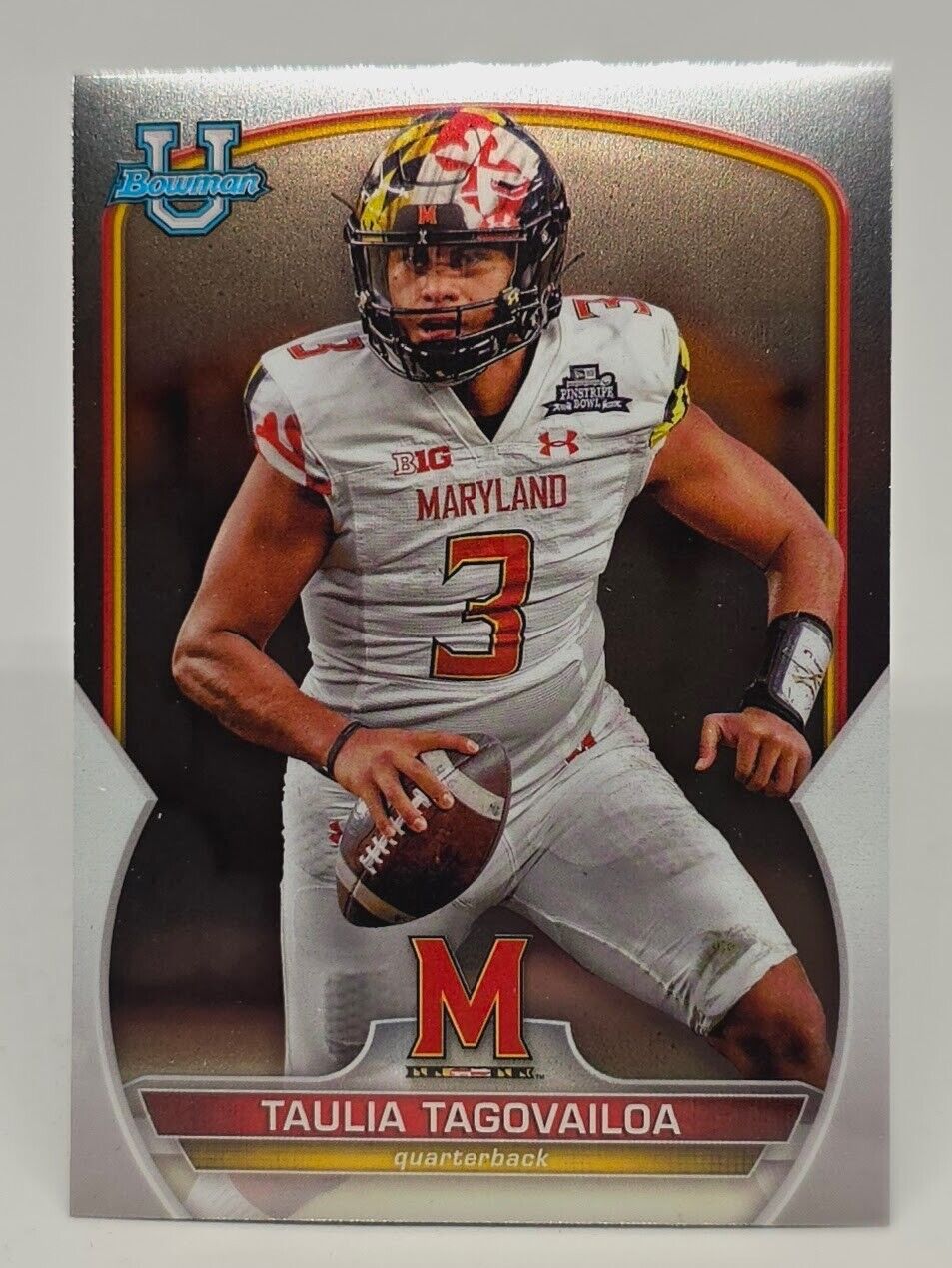 2022 Bowman Chrome University Taulia Tagovailoa #3 Rookie