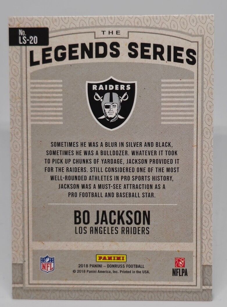 2018 Donruss Legends Series Bo Jackson #LS-20