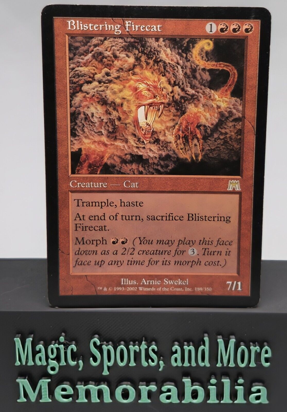 MTG Blistering Firecat English Onslaught Magic The Gathering LP