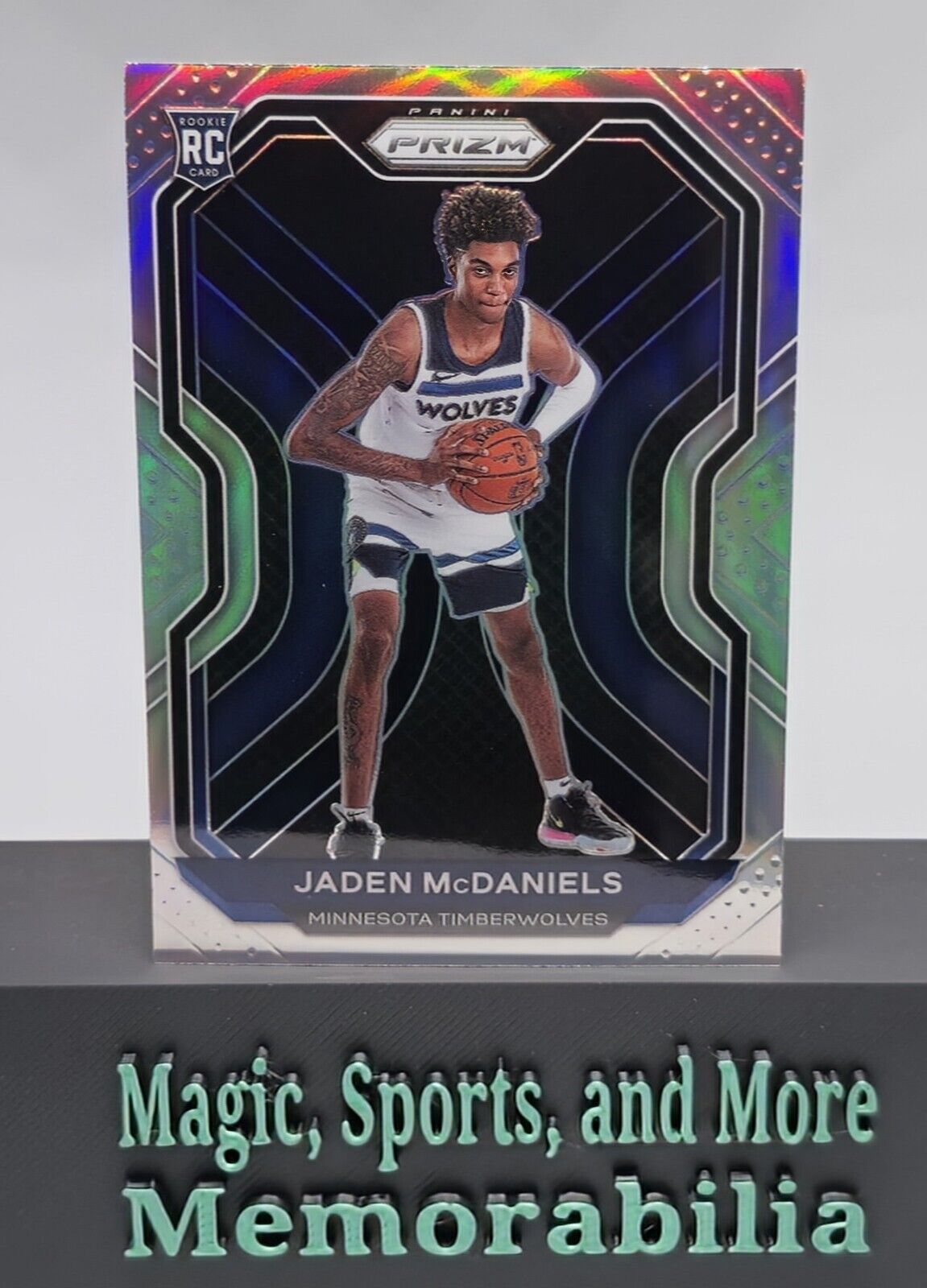 2020-21 Panini Prizm Jaden McDaniels Silver Prizm Rookie RC #277 Timberwolves