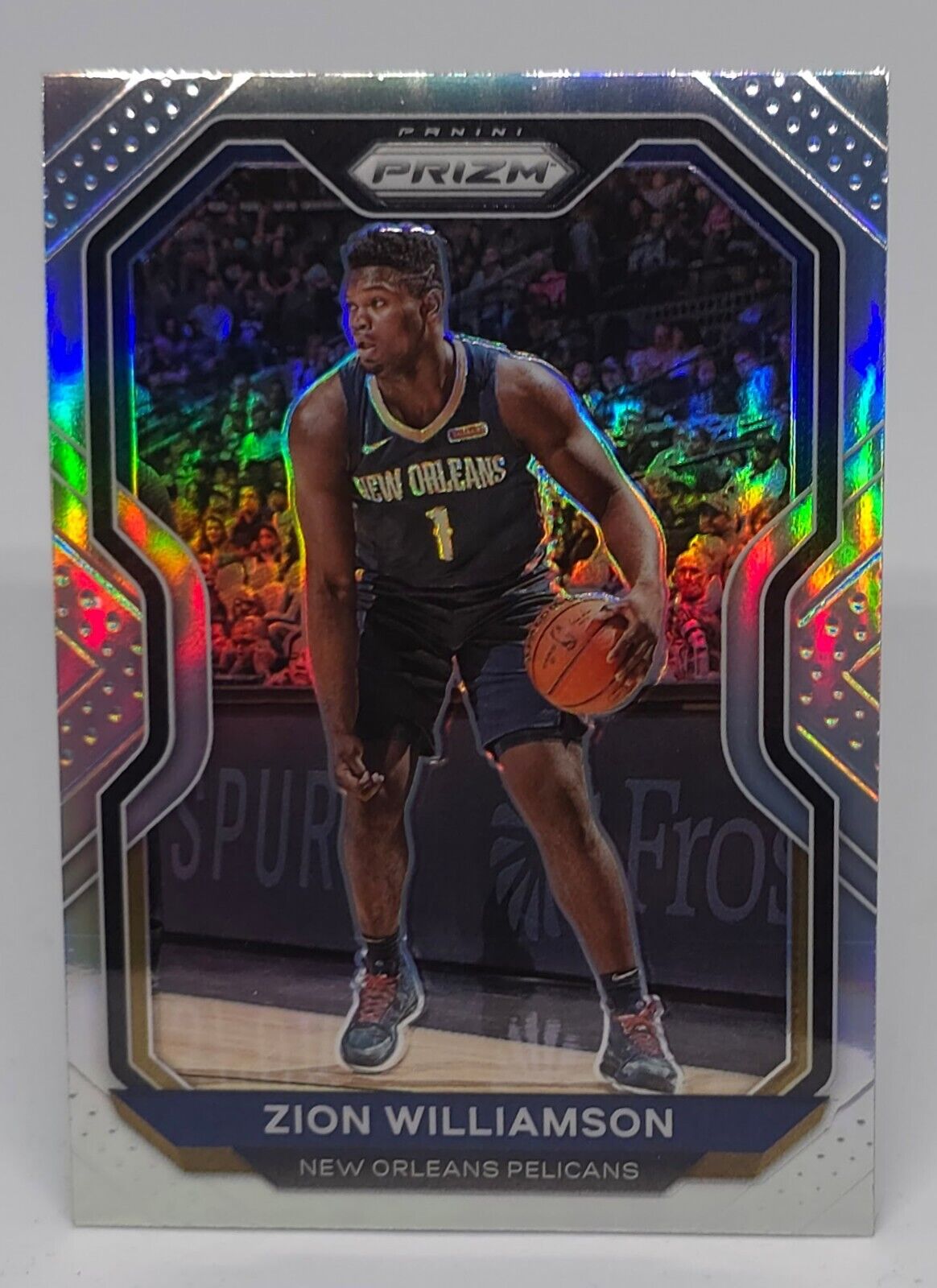 2020-21 Panini Prizm Zion Williamson #185 Silver! Pelicans! #1994