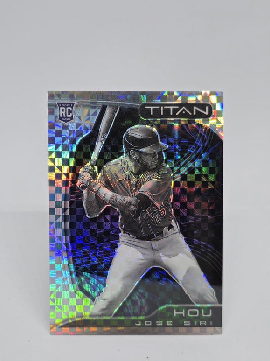 2022 Checkerboard PRIZM PANINI CHRONICLES TITAN #14 Jose Siri Astros ROOKIE 