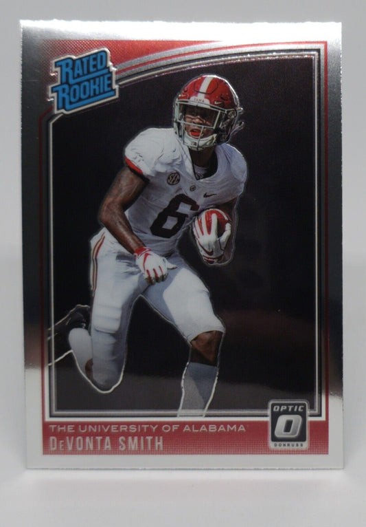 2021 Panini Chronicles Draft Picks Devonta Smith Optic Rated Rookie Card #206