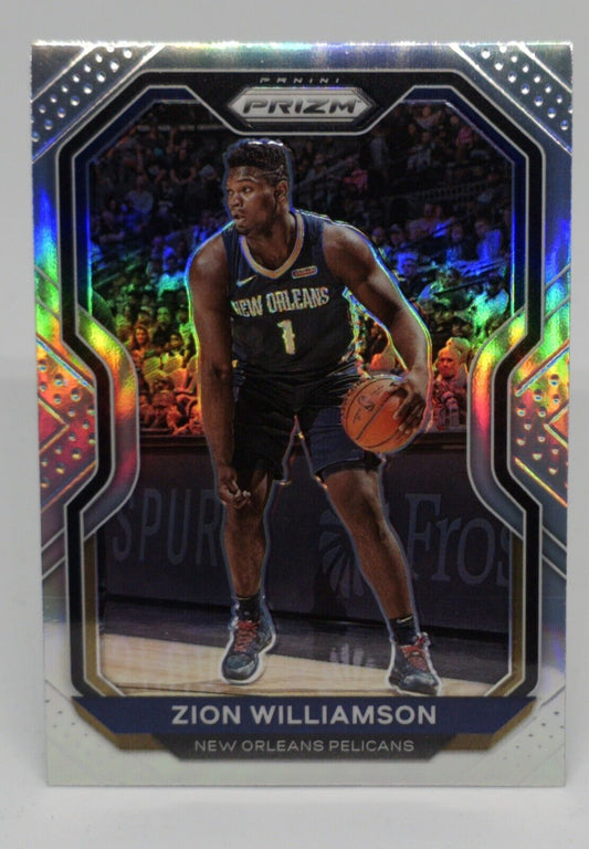 2020-21 Panini Prizm Zion Williamson #185 Silver! Pelicans! #1994