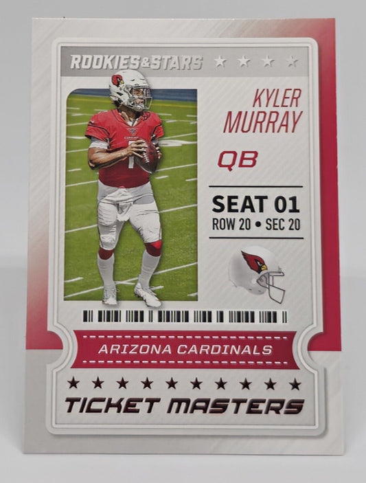 2020 Panini Rookies & Stars Kyler Murray Ticket Masters #7 Arizona Cardinals