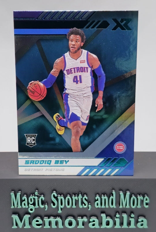 Saddiq Bey RC 2020-21 Panini Chronicles Teal XR Rookie Detroit Pistons #292