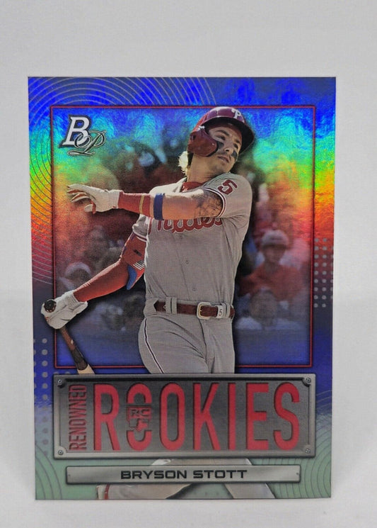 2022 Bowman Platinum Bryson Stott Renowned Rookies Insert #RR-20 Phillies