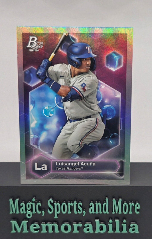 2022 Bowman Platinum Precious Elements Luisangel Acuna #PE-22 Texas Rangers