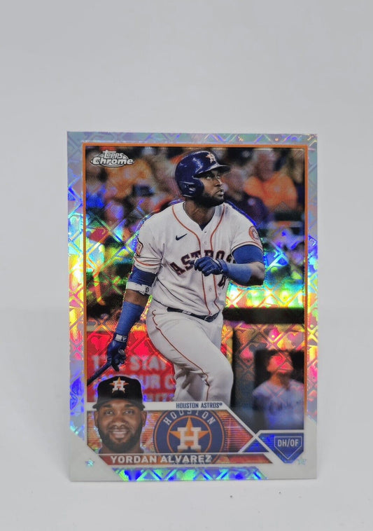 Yordan Alvarez 2023 Topps Chrome Logofractor Houston Astros #201