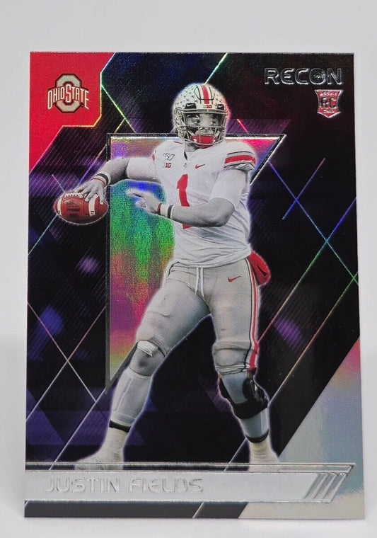 2021 Panini Chronicles Draft Picks Recon #133 Justin Fields Rookie RC Card