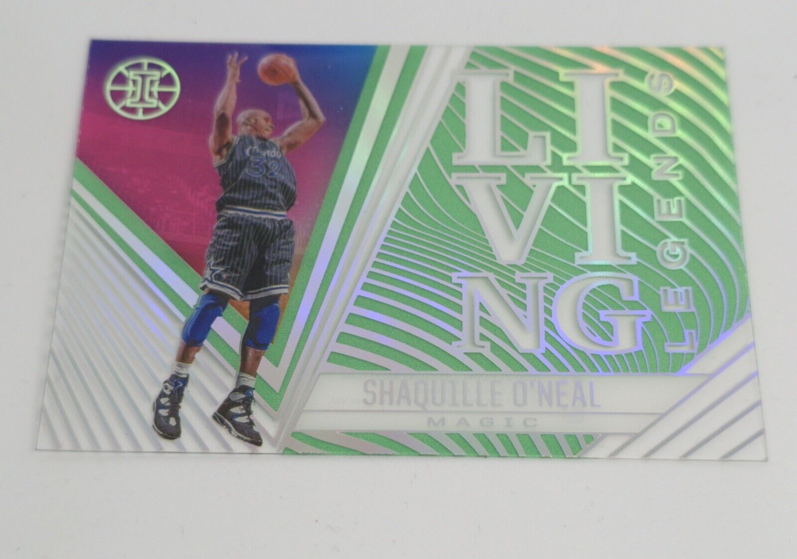 2020-21 PANINI ILLUSIONS Shaquille O’Neal Living Legends- Magic  #5- Gem Mint