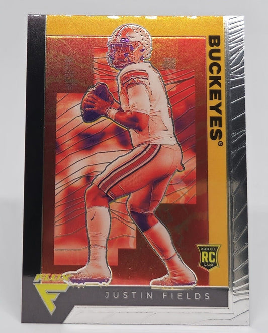 2021 Chronicles Flux Draft Picks Justin Fields Prizm RC #233 