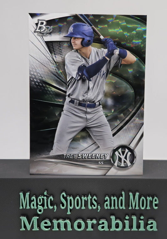 2022 Bowman Platinum Ice Foil Parallel Trey Sweeney Prospect #TOP-93 NY Yankees