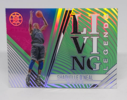 2020-21 PANINI ILLUSIONS Shaquille O’Neal Living Legends- Magic  #5- Gem Mint