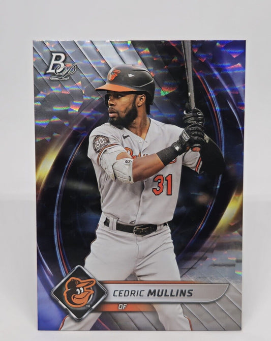 2022 Bowman Platinum Ice Foil Cedric Mullins #96 Baltimore Orioles