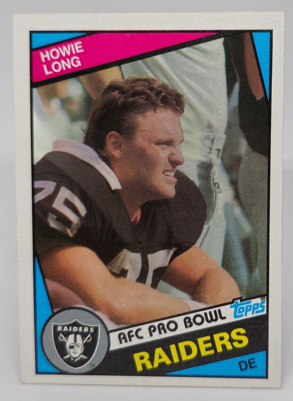 1984 Topps #111 Howie Long HOF Rookie Card RC NM