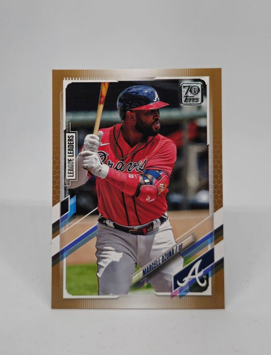 2021 Topps Gold Marcell Ozuna 0599/2021 #220 