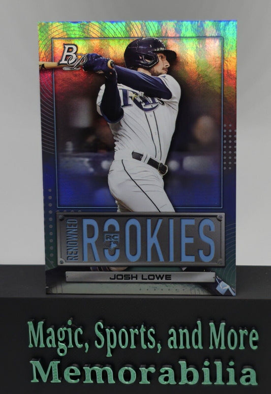 2022 Bowman Platinum Josh Lowe Renowned Rookies RC Insert #RR-7