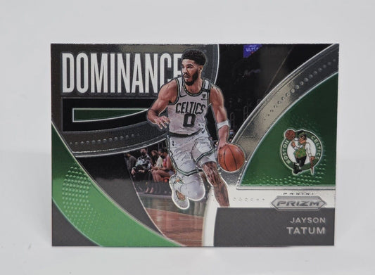 2021-22 Panini Prizm Jayson Tatum Dominance #5 Boston Celtics