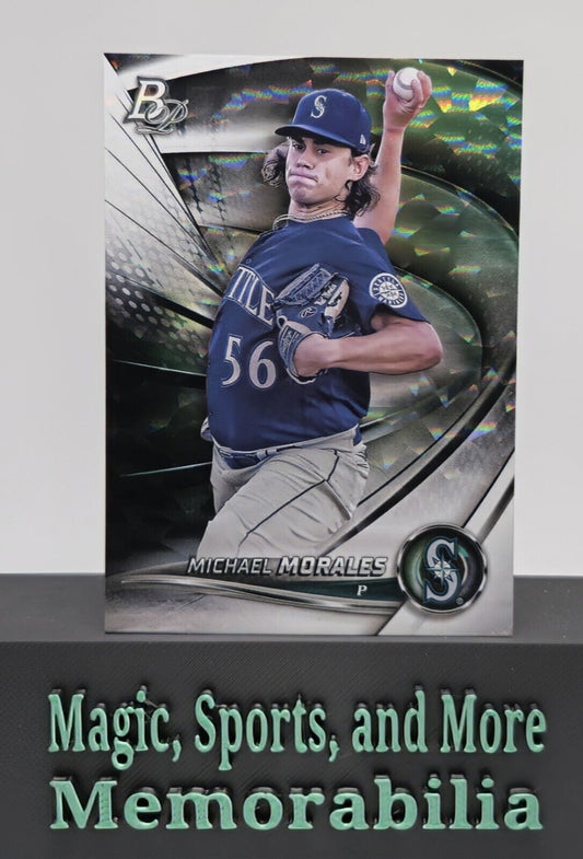 2022 Bowman Platinum  Ice Foil #TOP-23 Michael Morales Seattle Mariners